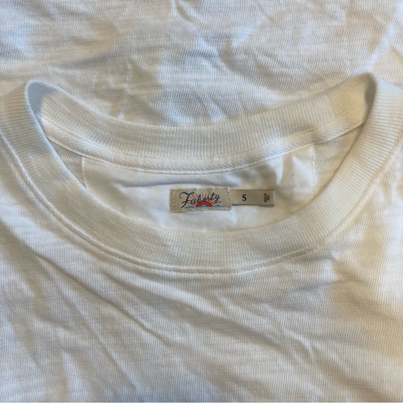 FAHERTY WHITE ORGANIC COTTON SUNWASHED SLUB MUSCLE SUSTAINABLE TANK TOP - Picture 13 of 15